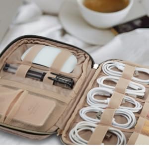 Cable Organizer Bag for Charger , Phone, USB, SD Card