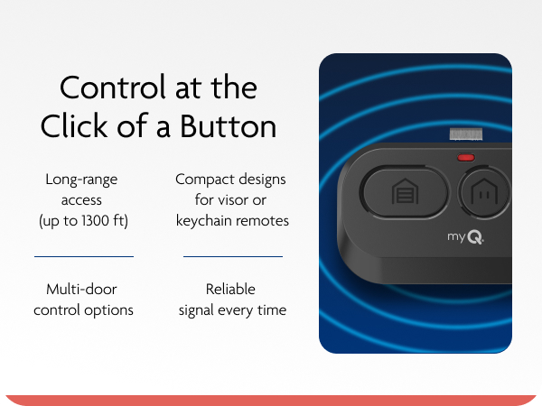 Control at the click of a button