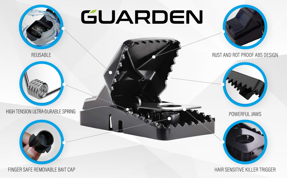 indoor and outdoor rat traps with foot pedal for easy setting