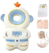 Baby Head Protector, Adjustable Baby Head Protection Backpack with Baby Knee Pads for Walking &amp; C...