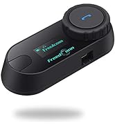 FreedConn Motorcycle Bluetooth Headset, 800M 2-Way Interphone Bluetooth Motorcycle Headset TCOM-S...