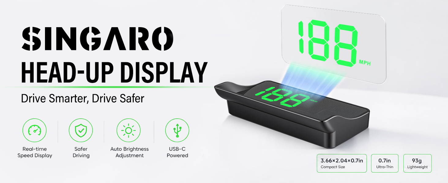 singaro head-up display