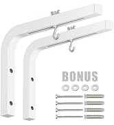 2-Be-Best Universal Projector Screen Mount L-Bracket 11 in Longer Wall Hanging Mount Adjustable E...