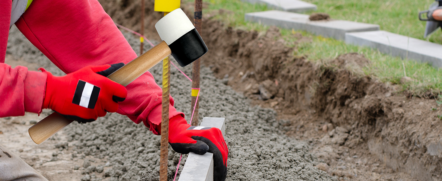 8 OZ RUBBER MALLET HAMMER