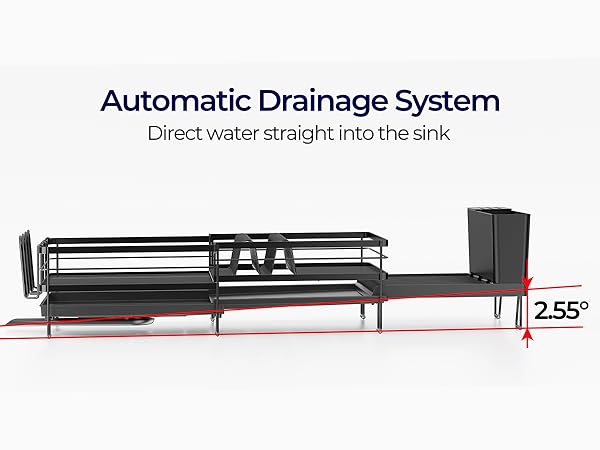 expandable dish drying rack