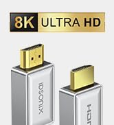 iDsonix 8K HDMI 2.1 Cable 1.5M, Heavy-Duty Braided Cord Certified 48Gbps High Speed HDMI-4K@120Hz...