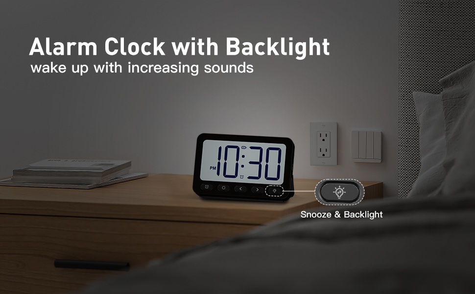 alarm clock backlight