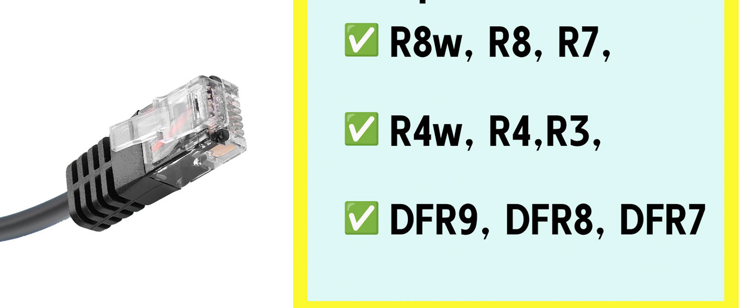 RJ11 to USB-C Power Cord for Uniden Radar Detectors, Replacement Cable Compatible with Uniden