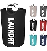 EpicTotes 75L Large Laundry Basket, Freestanding Waterproof Laundry Hamper, Collapsible Folding T...