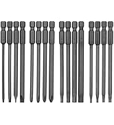 16pcs 4-in-1 Magnetic Screwdriver Bits Set with 1/4" Hex Shank Drill Screw Driver Bit Power Tools...