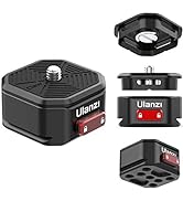 Upgrade ULANZI Claw Quick Release QR Plate Kit, Quick Release Plate Rapid Connect Adapter for DSL...