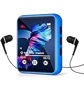 MP3 Player 32GB MP3 Player with Bluetooth 5.0 Portable HiFi Lossless Sound MP3 Music Player and F...