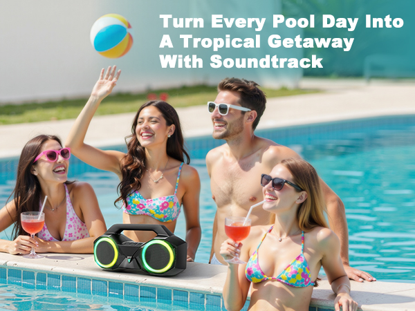 waterproof bluetooth speaker for pool