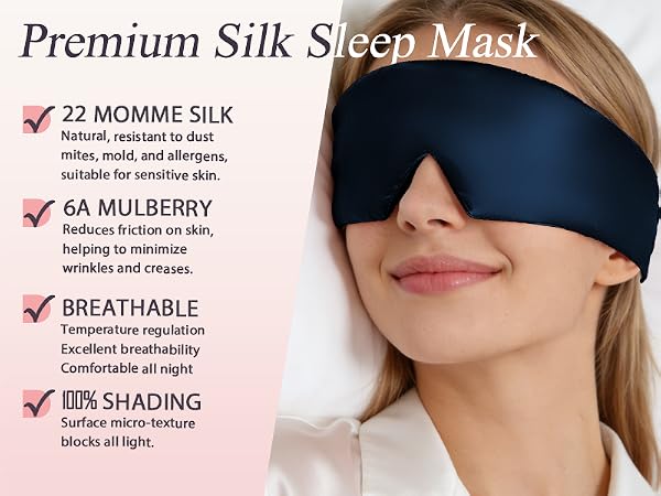 silk eye mask for sleeping