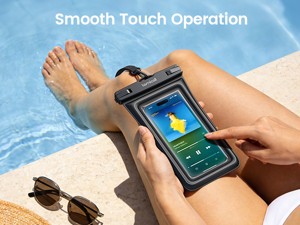 ip68 floating waterproof phone pouch dustproof sandproof travel beach cruise kayaking essentials