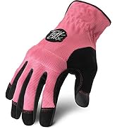 Ironclad Tuff Chix Women's Work Gloves TCX, Designed for Women's Hands, Performance Fit, Durable,...