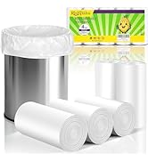 Small Trash Bags 4 Gallon 200 Counts-Rishipahu Bio 4 Gallon Trash Bags,Mini Garbage Bag...
