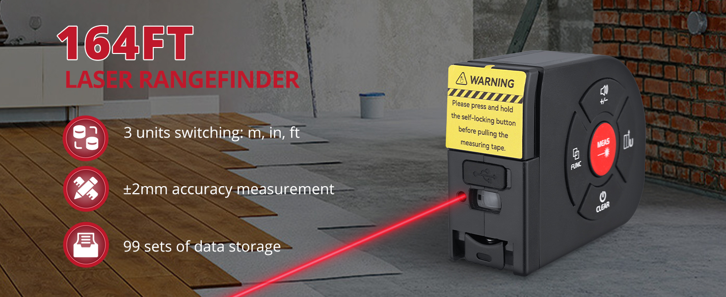 digital laser tape measure