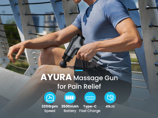 massage gun deep tissue pain relief muscle massager gun