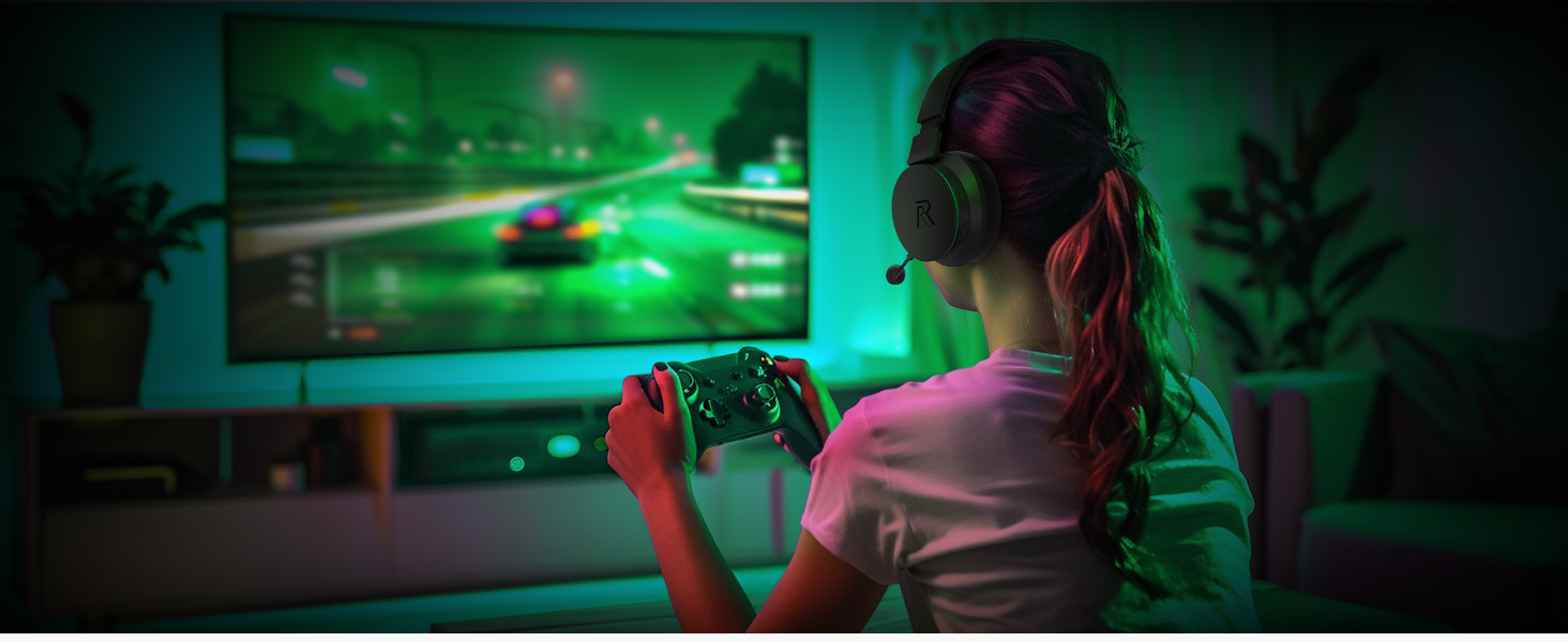 wireless gaming headset for xbox series x s one 1 pc bluetooth gaming headphones with mic low
