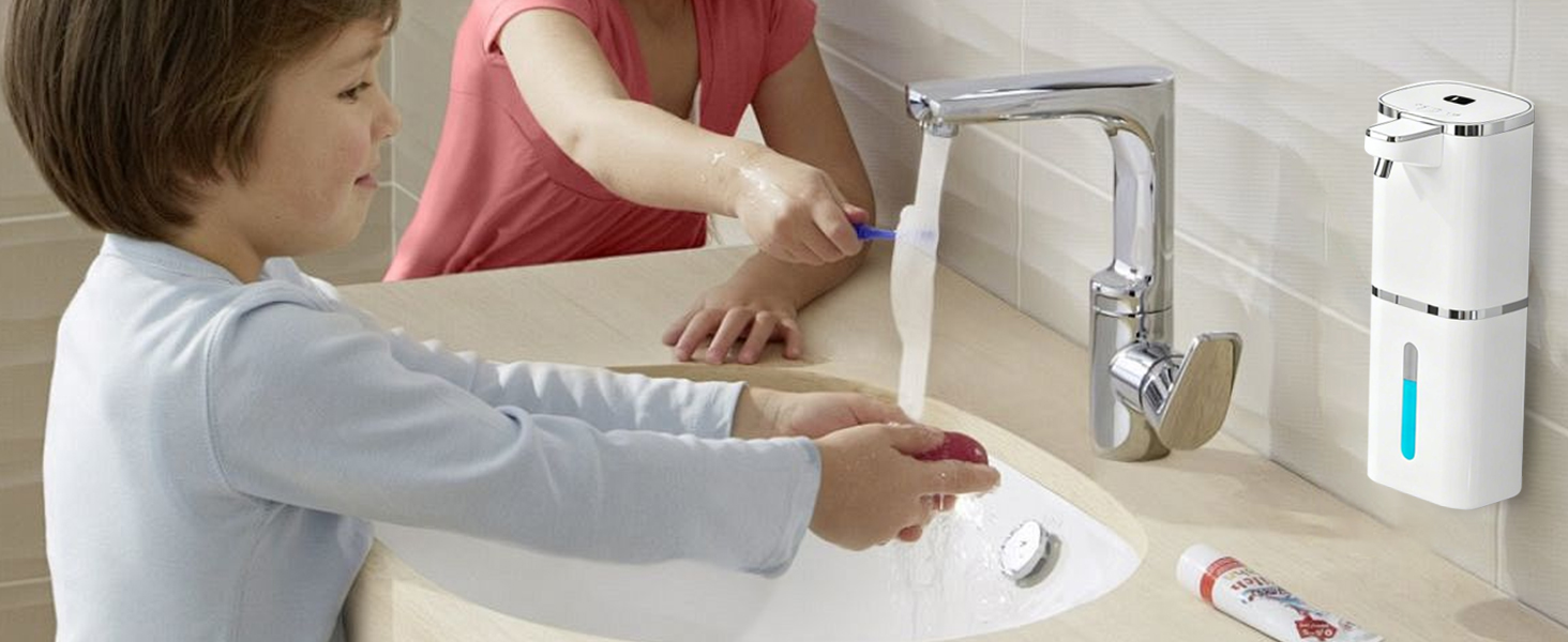 The automatic soap dispenser touchless is designed for versatility