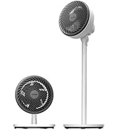 PELONIS 7-Inch Pedestal Air Circulator, Oscillation Fan, 3 Speeds, Adjustable Height (Tabletop/St...