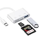 USB C SD Card Reader for iPhone 16 15 Pro Max/Plus,Samsung Galaxy S25 S24FE S23,Google Pixel 9 Pr...