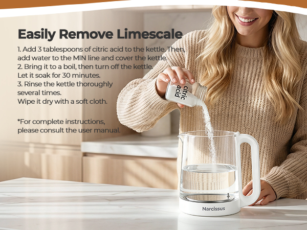 glass kettle electric