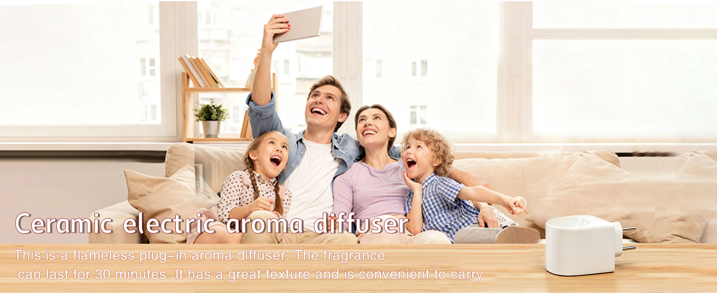 Ceramic electric aroma diffuser