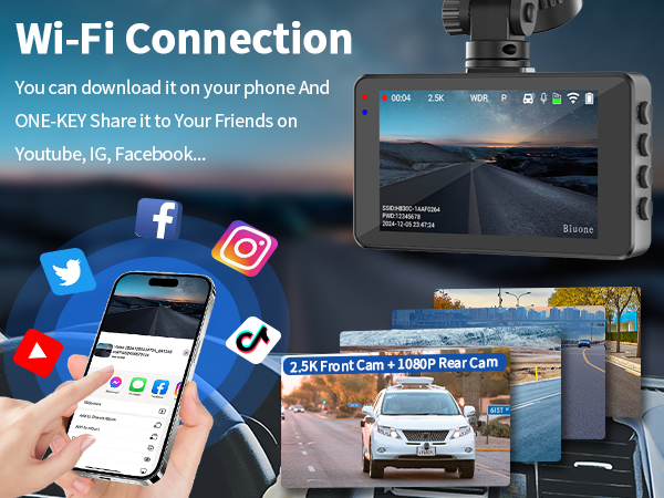 wifi dash cam