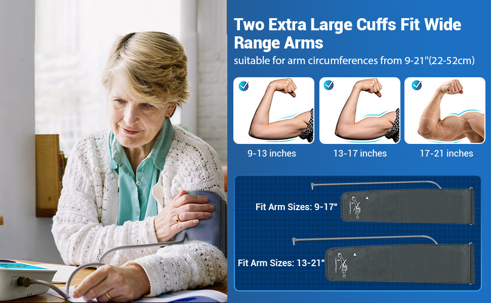 blood pressure monitors for home use extra large cuff