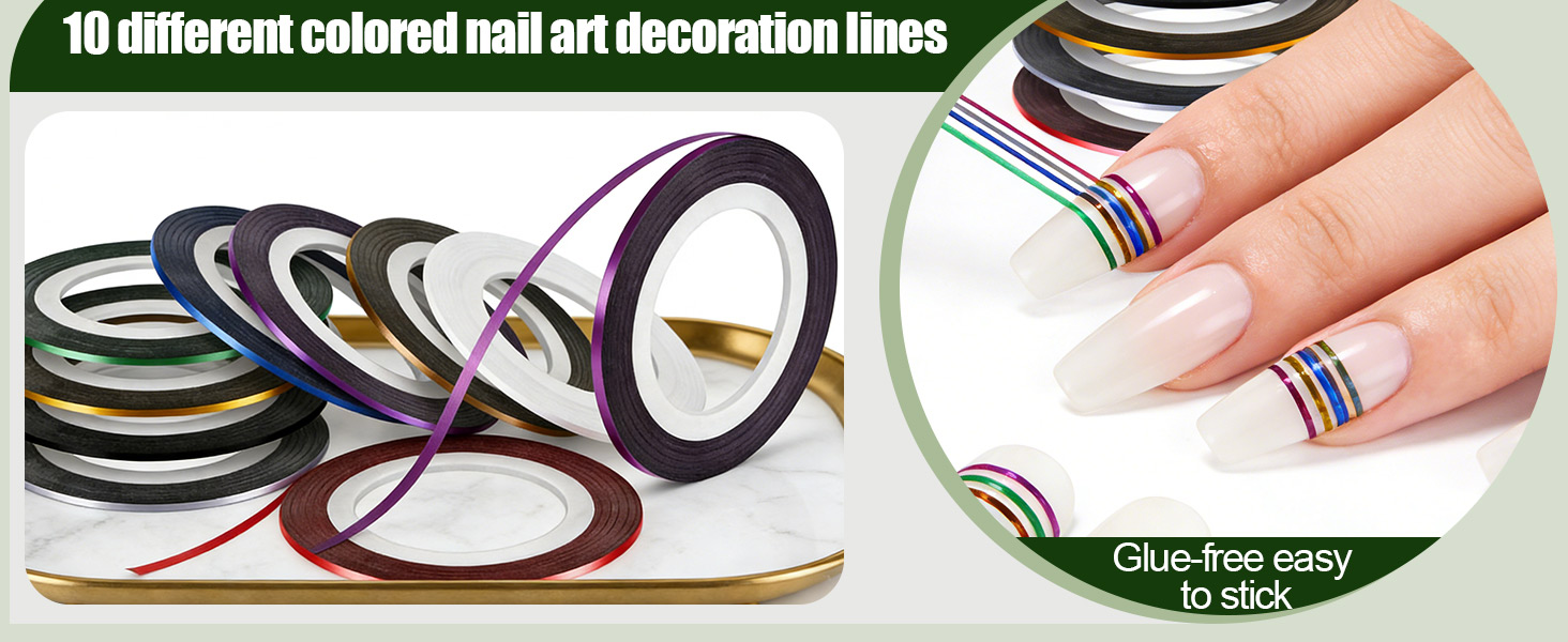 nail art decoration lines