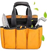 Garden Tool Bag - Heavy Duty Gardening Tool Bag with 8 Pockets | Mom Gifts for Mothers Day | Gard...