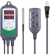 Inkbird WiFi Temperature Controller ITC308 Reptile Freezer Thermostat Digital Heating and Cooling...