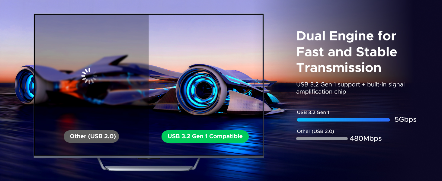 Dual Engine for Fast and Stable Transmission