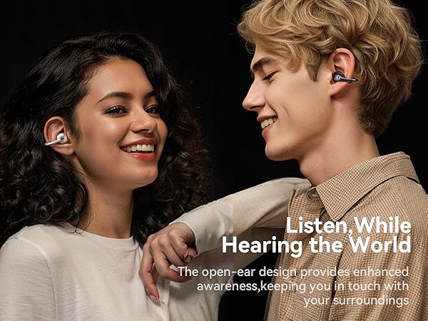 open ear bluetooth headphones ear earbuds comfortable earbuds