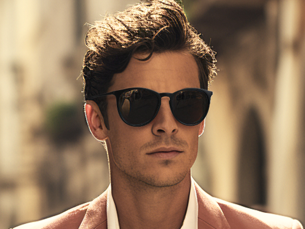 CHBP Sunglasses Womens Men Polarized UV Protection Trendy Vintage Retro Round Mirrored Lens