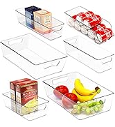 SimpleHouseware Refrigerator Storage Organizer, Assorted Set of 6