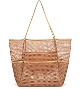 Mesh Beach Tote Large Bag 2022 Upgrade for Women with Multiple Pockets for Family Travel Swimming...