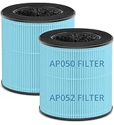 Tailulu Official AP050 AP052 Air Purifier Replacement Filter, 3-in-1 Air Purifier Filter, True H1...
