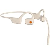 IHAO Open Ear Air Conduction Bluetooth Headphone Dual Mic Rotatable Boom Mic Active Noise Cancell...