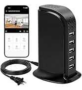 Tauboly 5 USB Charger Hidden Camera 1080P, WiFi Spy Camera with APP Control, Nanny Cam with Motio...