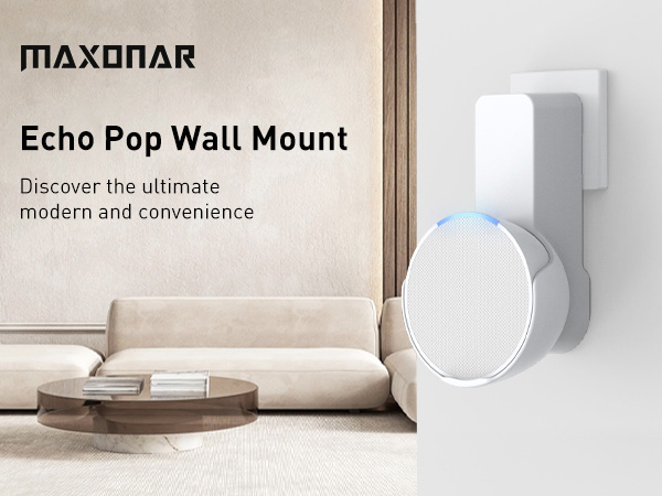 echo pop wall mount white