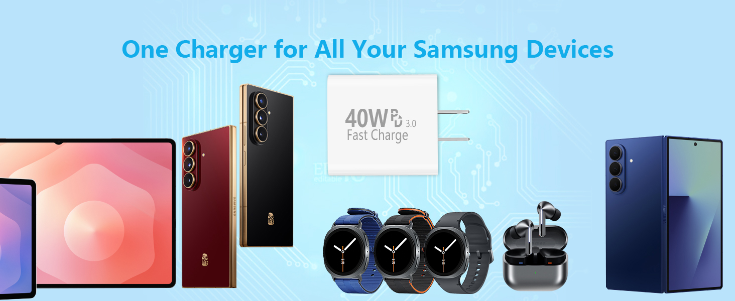 MFi Certified 4Pack 40W USB-C Charger Block Type-C Wall Charging Dynamic Power Adapter