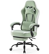 NEWBULIG Gaming Desk Chair - High Back Computer Office Chair with Footrest and Headrest, Comfy Er...