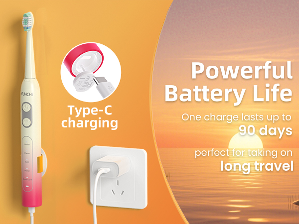 Type-C Charging &amp; 55 Days Long