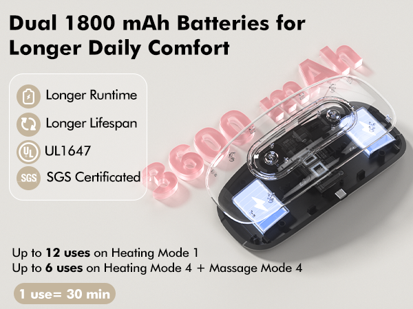 rechargeable heating pad