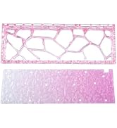 JSJT Hollow Keyboard Case, DIY 68% Mechanical Keyboard Housing, PC Material Transparent Pink Mech...