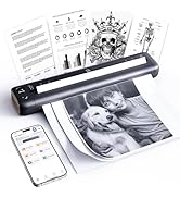 Rongta Portable Printer Wireless for Travel, Bluetooth WiFi Inkless Thermal Printers for 8.5