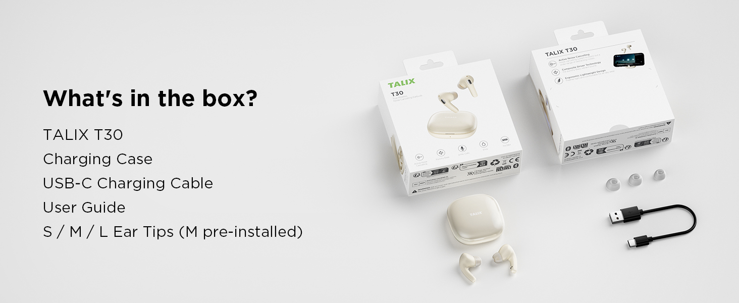 TALIX in-ear headphones